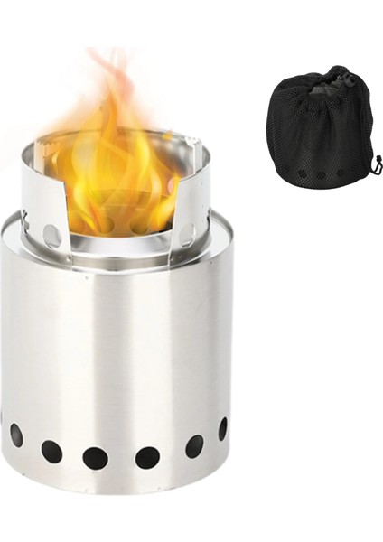 No.3 Tarzı Şenlik Ateşi Ateş Çukuru Ahşap Soba Paslanmaz Çelik Kamp Sobası Taşınabilir Kış Isıtma Sobası Pratik Açık (Yurt Dışından) fiyatları