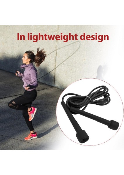 Siyah Stil Eed Atlama Ipi Fit Profesyonel Erkek Kadın Spor Salonu Pvc Ip Atlama Ipi Ayarlanabilir Fitness Ekipmanları Kas Boks Eğitimi (Yurt Dışından) indirimleri