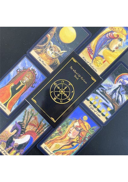 MTT08 Stili Scrying Ink Lenormand Bir Güverte 36 Kartlı Cep Boyutunda Güverte Tarot ve Oracle Rider Tarot Paketi Melekler ve Atalar (Yurt Dışından)