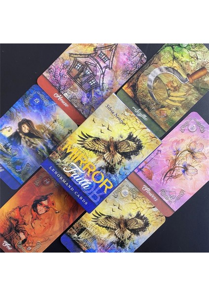 MTT08 Stili Scrying Ink Lenormand Bir Güverte 36 Kartlı Cep Boyutunda Güverte Tarot ve Oracle Rider Tarot Paketi Melekler ve Atalar (Yurt Dışından) indirimleri