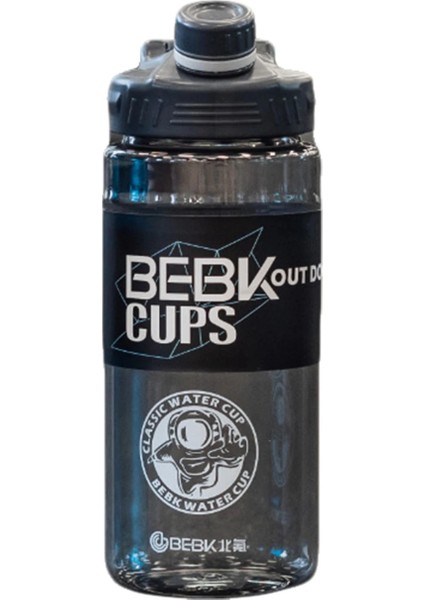 F 1700ML Style Yetişkin L Pp + Pc Spor Filtre Kapaklı Şişe Hassas Ölçekli Taşınabilir Saplı Plastik Sızdırmaz Silindirik Su Bardağı (Yurt Dışından)