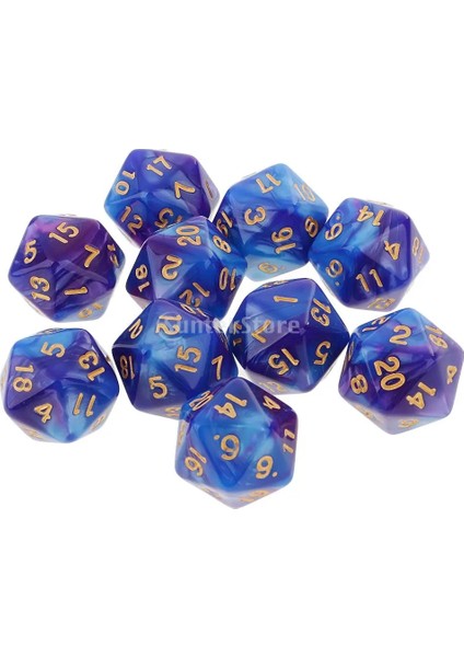 Magideal Ded Dice D20 Dungeons And Dragons Için Çokyüzlü Zar Masa Oyunları Akrilik Dnd Rpg Mtg Zar (Yurt Dışından)