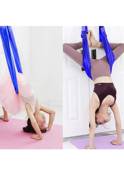 Mor Tarzı 1 Adet Çekme Halatı Hava Yoga Kayışı Hamak Salıncak Kapı Esneklik Germe Bacak Sedye Bandı Bale Dans Jimnastik Eğitmeni (Yurt Dışından)