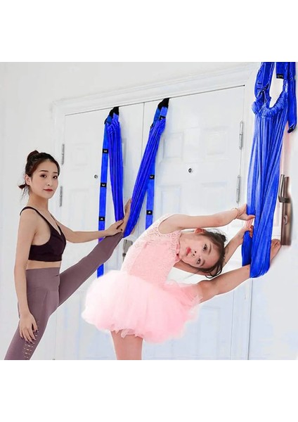 Mor Tarzı 1 Adet Çekme Halatı Hava Yoga Kayışı Hamak Salıncak Kapı Esneklik Germe Bacak Sedye Bandı Bale Dans Jimnastik Eğitmeni (Yurt Dışından)