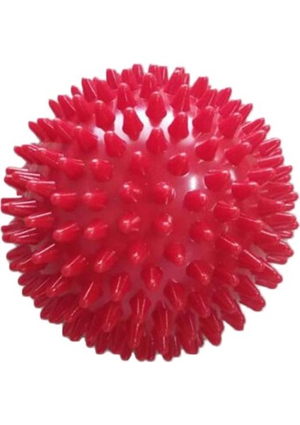 Kırmızı Stil 9cm Dikenli Nokta Masaj Topu Vücut Masajı Rölyef Palmiye Ayak Kol Boyun Geri Yoga Topu Masaj Hokeyi (Yurt Dışından)