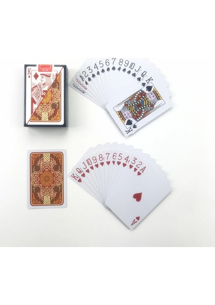 1kırmızı Stil Yeni Oyun Kartları Plastik Bakara Texas Hold'em Poker Kartları Pvc Poker Masa Oyunları Kırmızı ve Mavi Su Geçirmez Giyilebilir Kart Oyunu (Yurt Dışından)