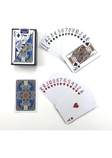1kırmızı Stil Yeni Oyun Kartları Plastik Bakara Texas Hold'em Poker Kartları Pvc Poker Masa Oyunları Kırmızı ve Mavi Su Geçirmez Giyilebilir Kart Oyunu (Yurt Dışından)
