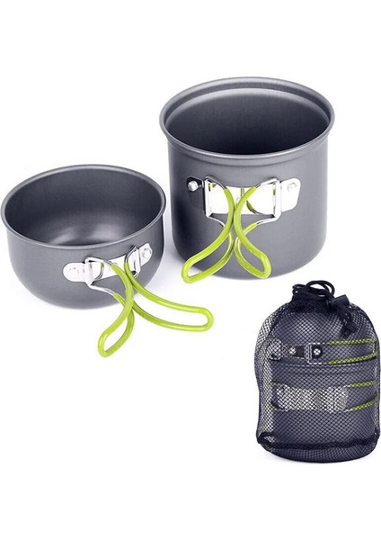 C09 Stili Açık Kamp Sofra Takımı Açık Tencere Seti Katlanabilir Kaşık Çatal Bıçak Su Isıtıcısı Fincan Kamp Ekipmanları Malzemeleri Insanlar (Yurt Dışından)