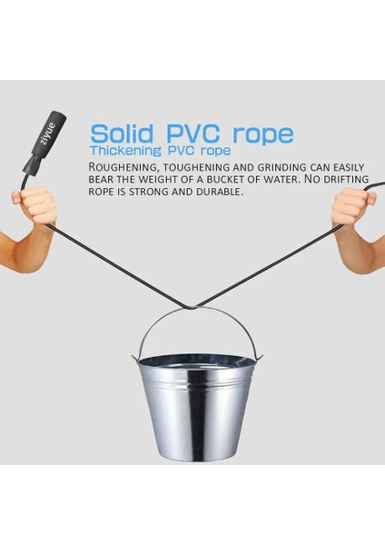 Kırmızı Stil Pvc Atlama Ipi 3m Sünger Kolu Spor Atlama Fiziksel Sınav Gym Fitness Ev Egzersiz Ince Vücut Egzersiz Ekipmanları (Yurt Dışından) fırsatları