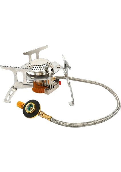 SV0001 Stili Açık Rüzgar Geçirmez Gaz Sobası Kamp Gaz Brülörü Yürüyüş Için Katlanır Bölünmüş Elektronik Sobalar (Yurt Dışından)