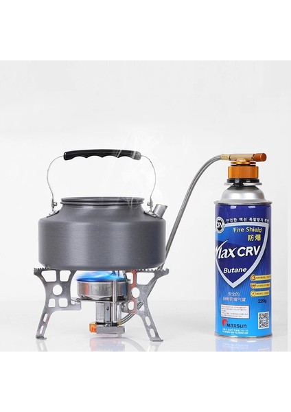 SV0001 Stili Açık Rüzgar Geçirmez Gaz Sobası Kamp Gaz Brülörü Yürüyüş Için Katlanır Bölünmüş Elektronik Sobalar (Yurt Dışından) fırsatları