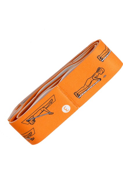 Turuncu Tarzı Yoga Çekme Kemeri Vücut Germe Direnç Bantları Pull-Up Elastik Kemer Yoga Dans Vücut Esneklik Eğitim Kemeri Yoga Ekipmanları (Yurt Dışından)