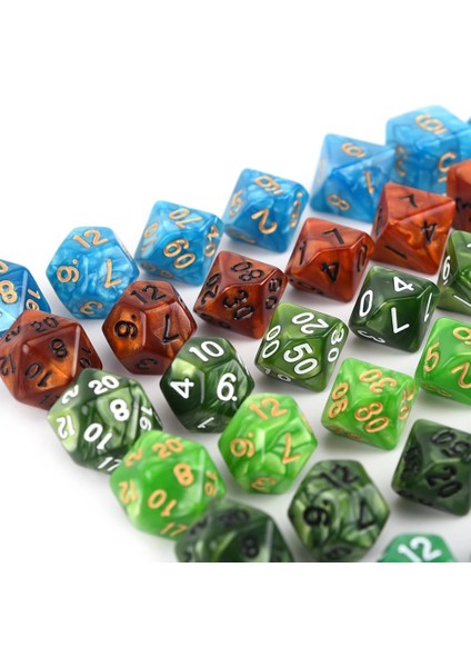 PD126B Stili Et Dnd Masa Oyunları Için Çokyüzlü Zar Seti Rpg Mtg D4 D6 D8 D10 D% D12 D20 (Yurt Dışından) modelleri