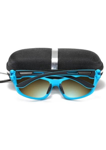 Gök Mavisi Tarzı Yeni Bisiklet Gözlük Erkek Güneş Gözlüğü Erkekler Için Doğa Sporları Rüzgar Geçirmez Bisiklet Polarize Kum Gözlüğü Güneş Gözlüğü Uv Koruması (Yurt Dışından) modelleri