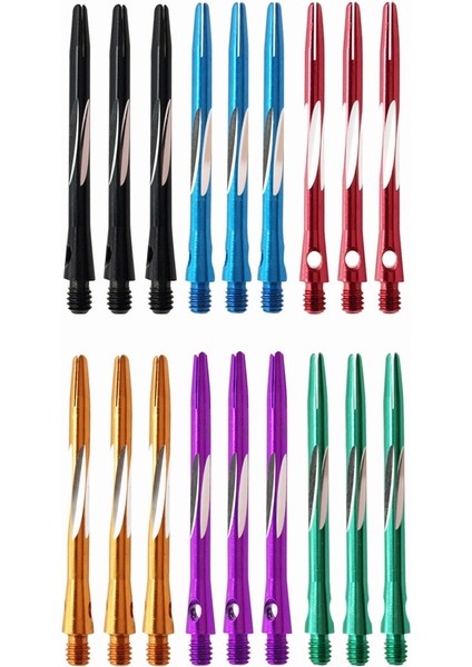 Altın 6 Adet Tarzı 6 Adet Alüminyum Dart Milleri Profesyonel Dart Aksesuarları Için 2ba Iyi Kapalı Dart Tahtası Oyunları (Yurt Dışından)