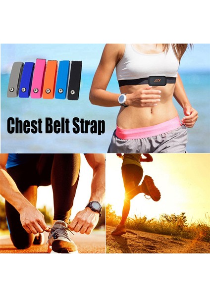 Siyah Stil 1 Adet Elastik Göğüs Kemeri Yumuşak Kayış Bandı Polar Sport Koşu Nabız Için Bluetooth Ayarlanabilir (Yurt Dışından)