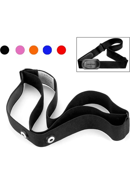 Siyah Stil 1 Adet Elastik Göğüs Kemeri Yumuşak Kayış Bandı Polar Sport Koşu Nabız Için Bluetooth Ayarlanabilir (Yurt Dışından)