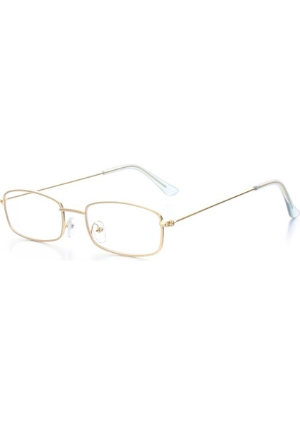 D44-JFM Stili Klasik Retro Dikdörtgen Kadınlar ve Erkekler Için Güneş Gözlüğü Vintage Steampunk Metal Çerçeve UV400 Lens Güneş Gözlükleri Açık Sporlar Için (Yurt Dışından)
