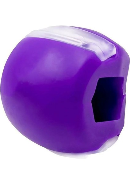 Mor Tarzı Chew Ball Eğitim Çene Egzersizi Çift Redüktör Jawline Shaper Için Eliminatör Yüz Toneri Jawz Egzersiz Topu Yüz Germe (Yurt Dışından)