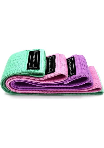 Mor Tarzı 3 Seviye Fitness Lastik Bantları Direnç Bantları Genişletici Lastik Bantlar Fitness Için Elastik Bant Fitness Yoga Eğitimi Için Mini Band7 (Yurt Dışından) modelleri