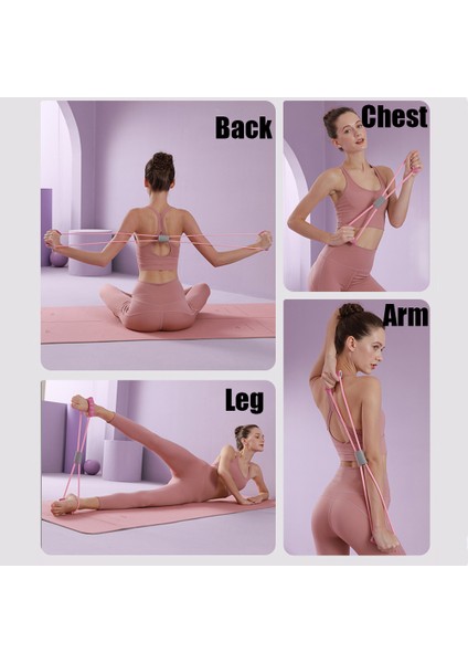 Mavi Stil Fitness Direnç Bandı 8 Kelime Elastik Bant Göğüs Geliştirici Lastik Döngü Fitness Ekipmanları Stretch Yoga Egzersiz Eğitimi (Yurt Dışından) modelleri