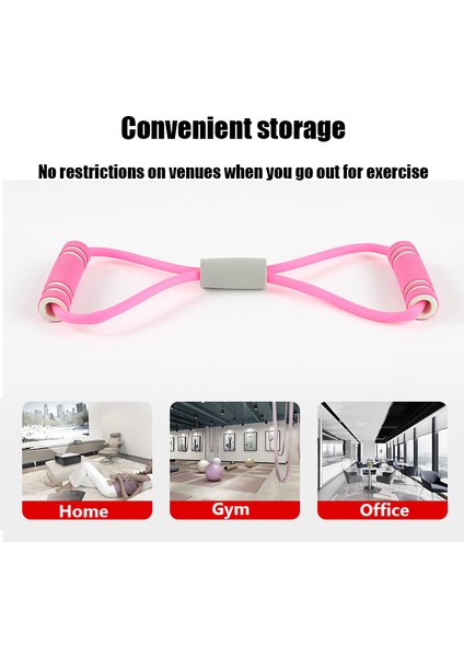 Mavi Stil Fitness Direnç Bandı 8 Kelime Elastik Bant Göğüs Geliştirici Lastik Döngü Fitness Ekipmanları Stretch Yoga Egzersiz Eğitimi (Yurt Dışından) indirimleri