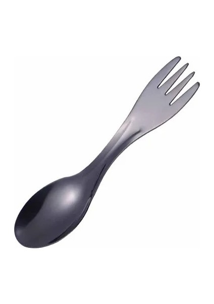 Siyah Stil Açık Kamp Titanyum Spork Kaşık Sofra Takımı Ultra Hafif Yürüyüş Kamp Seyahat Sofra Takımı Tencere Taşınabilir Outdoor (Yurt Dışından)