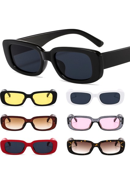 Sarı Stil Kırmızı Hm Dikdörtgen Güneş Gözlüğü Unisex Vintage Polarize Seyahat Bisiklet Güneş Gözlükleri Shades Kadın Gözlük Plaj Uv Koruma Gözlük (Yurt Dışından) fırsatları