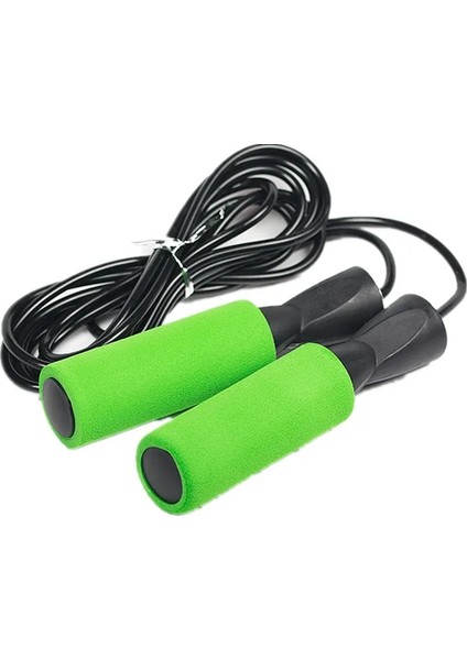 Yeşil Stil Rulman Ayarlanabilir Ip Atlama Ipi 3m Pvc Vücut Geliştirme Egzersiz Hızı Eğitimi Için Kaymaz Saplı Aşınmaya Dayanıklı Atlama Ipi (Yurt Dışından)