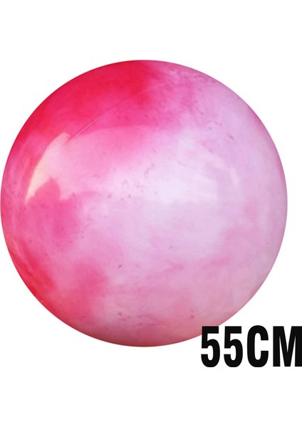 55CM C-Kırmızı Stili Yeni Bulut Rengi Kalın Yoga Topları Pilates Fitness Salonu Dengesi Fitball Egzersiz Pilates Egzersiz Masaj Topu 55CM 65CM 75CM (Yurt Dışından)