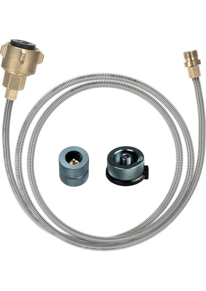 Stil 1 Stil Adaptör Hortum Adaptörü Brülör Gaz Sobası Kamp Sobası Propan Dolum Adaptörü Brülör Lpg Düz Silindir Tank Çoğaltıcı Şişe Adaptörü (Yurt Dışından)