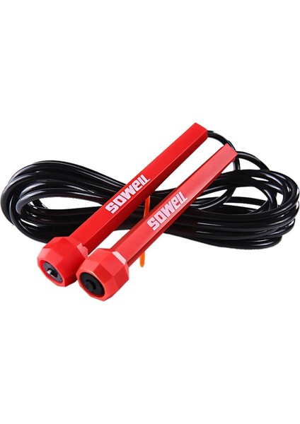 Kırmızı-Siyah Tarzı Profesyonel Hız Atlama Ipi Teknik Atlama Ipi Eğitim Hız Fitness Yetişkin Sporları Ip Atlama Ipicrossfit Comba Springtouw (Yurt Dışından)