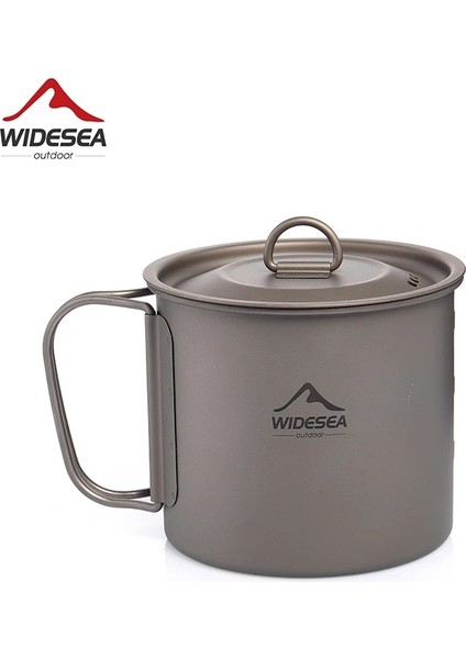 375 ml Stil Widesea Kamp Kupa Titanyum Bardak Turist Sofra Gereçleri Ekipmanları Açık Tencere Yürüyüş Mutfak Seyahat Pişirme Seti (Yurt Dışından) fiyatları