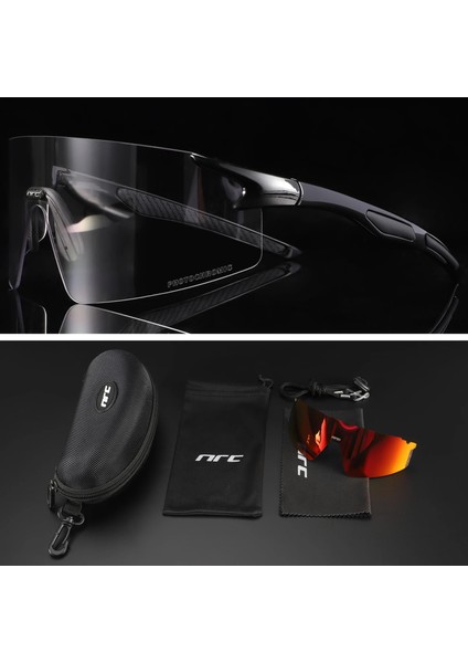No.11 Stili Çok Nrc 3 Lens UV400 Bisiklet Güneş Gözlüğü TR90 Spor Bisiklet Gözlük Mtb Dağ Bisikleti Balıkçılık Yürüyüş Binme Gözlük Erkekler Kadınlar Için (Yurt Dışından)