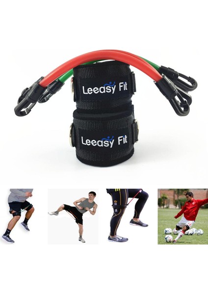 Paket 2 Stili Leeasy Kinetik Hız Çeviklik Eğitimi Bacak Koşu Direnç Bantları Tüpleri Sporcular Için Egzersiz Futbol Basketbolcular (Yurt Dışından) fiyatları
