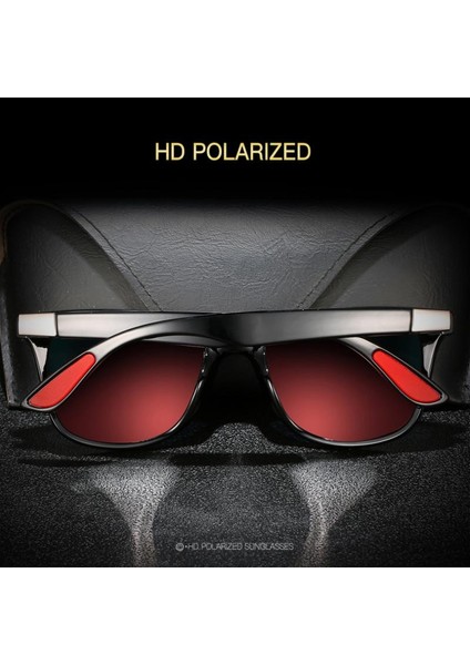 No.1 Tarzı Sıcak Polarize UV400 Güneş Gözlüğü Erkekler Dazzle Renk Sürücüsü Klasik Retro Tasarımcı Hafif Esnek Güneş Camı Oculos De Sol Yeni (Yurt Dışından)