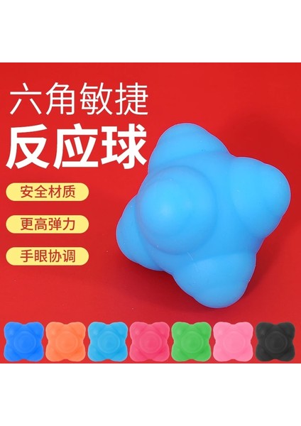 Gök Mavisi Tarzı Çeviklik Topu Altıgen Tepki Antrenmana Yönelik Çevik El-Göz Tepkisinin Iyileştirilmesi Zıplama Fitness Top Tepkileri Antrenman Sporu (Yurt Dışından) fiyatları