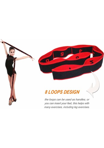 Mavi Stil Yoga Çekme Kayışı Kemer Kız Elastik Latin Dansı Germe Bandı Döngü Yoga Pilates Spor Salonu Fitness Egzersiz Direnç Bandı Numarası (Yurt Dışından) fiyatları