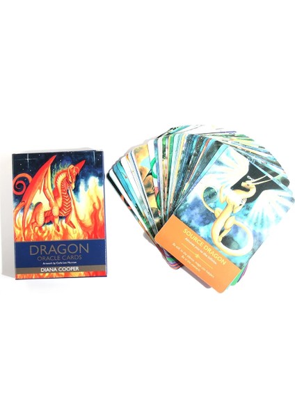 Ejderha Oracle Stili Yeni Varış Sembolü Anma Güvertesinde Tarot Kartları Fal Rehberliği Kehanet Tarot Güverte Kara Köşk Tarot (Yurt Dışından)
