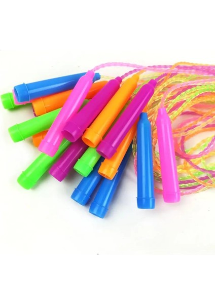 Rastgele Renk Stili Öğrenciler Çocuklar Için Uygun 2m Ayarlanabilir Atlama Ipi Spor Egzersiz Egzersiz Renk Hız Atlama Ipi Çapraz (Yurt Dışından) modelleri