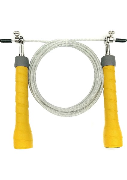 Sarı Stil Pu Kolu Hızlı Hızlı Profesyonel Halat Ayarlayıcı Spor Salonu Crossfit Spor Egzersiz Ekipmanları ile 3m Fitness Atlama Ipleri (Yurt Dışından)