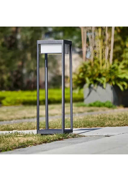 60 Watt Solar Alüminyum Bollard Aydınlatma Armatürü