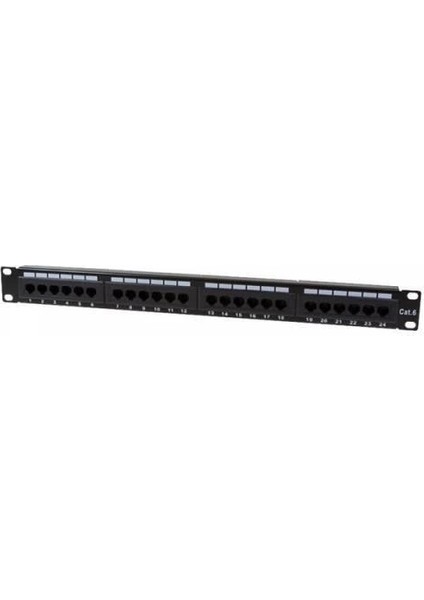 Uranıum P24UTP PP-UC6-2524 Cat6 24 Port Dolu Patch Panel