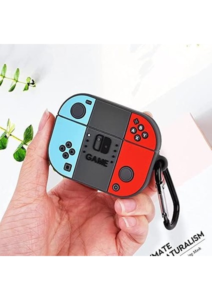 Huawei Freebuds Pro 2 Için Kılıf Cartoon Figürlü Silikon Crtn-Fgr-Ntnd [freebuds Pro 2 ile Uyumlu Kılıf - Mavi - Kırmızı]