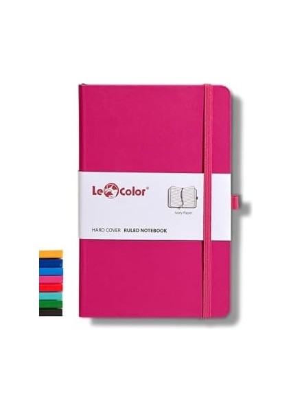 Color Tarihsiz Klasik Defter Rec Note 13X21 Çizgili Pembe