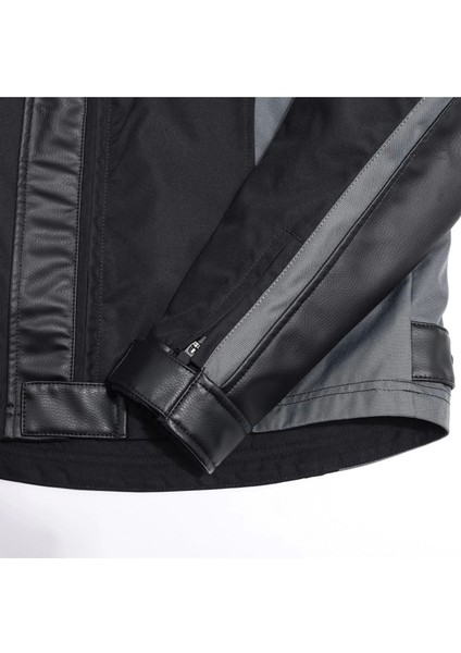 JK152 Siyah Gri Motosiklet Montu modelleri