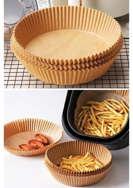 Kağıdı Airfryer'lar, Mikrodalga Fırınlar, Fırınlar, Buharlı Pişiriciler ve Ocaklar Için Mükemmel Olan Bu Kağıtlar, Pişirme, Kızartma ve Yemek Servisi Için Idealdir.