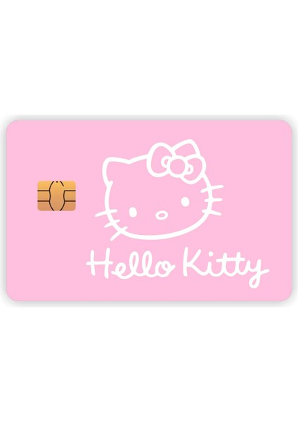 Aksesuar Hello Kitty Kart Kaplama Sticker Kart Etiketi 4