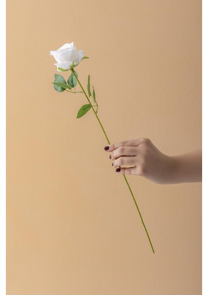 Yapay Kadife Gül 50 cm