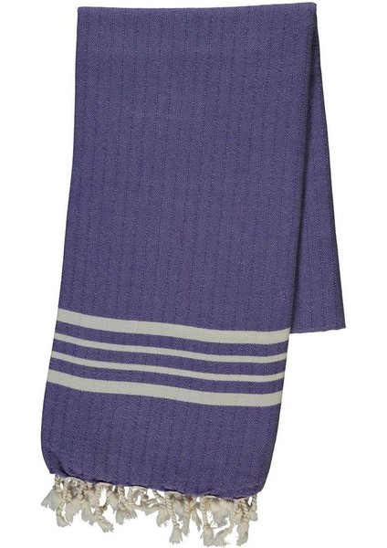 Bath & Beach Towel Krem Sultan Peştemal Menekşe
